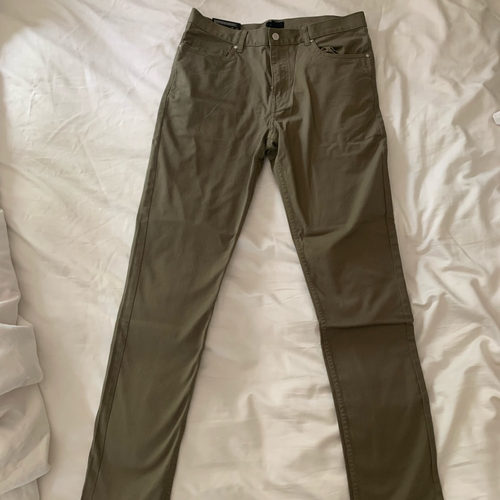 H&M Slim Pants Olive Green Men’s 30x30